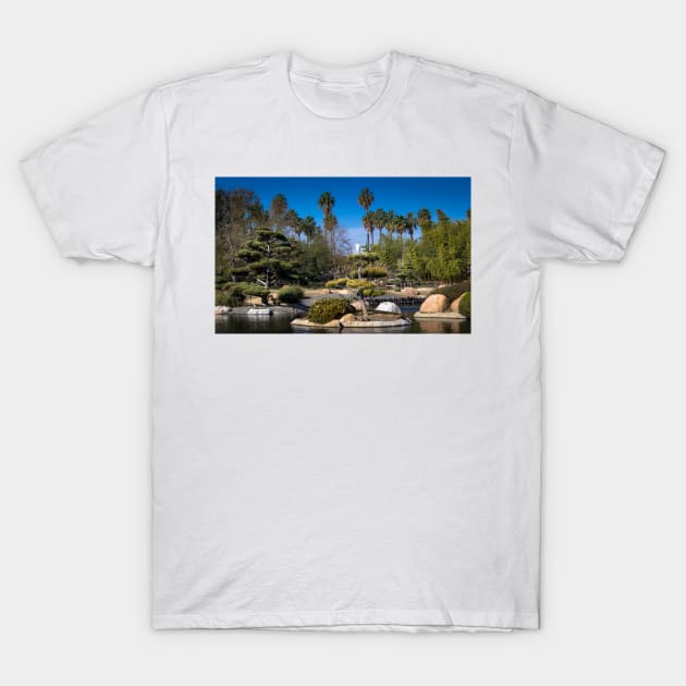 Japanese Garden Woodley Park California T-Shirt by Robert Alsop